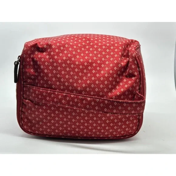 Vtg LAUREN by Ralph Lauren Toiletry Cosmetic Travel Bag 9.5" x 7" x 6.5" VGUC - Picture 6 of 13